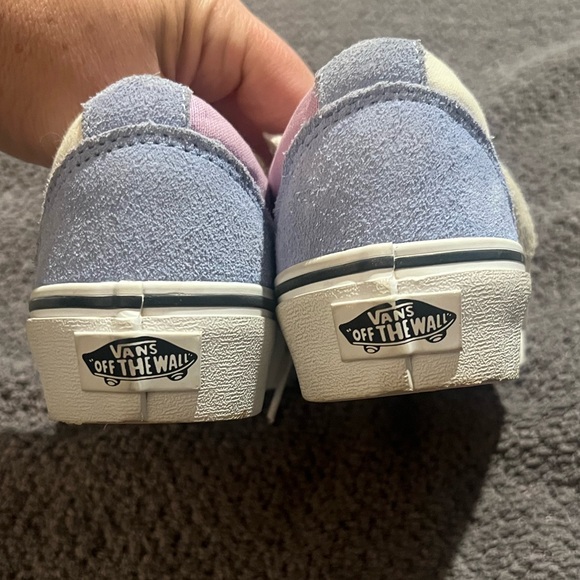 Little Girls multicolor Vans size 1.  Like new! - Picture 4 of 5